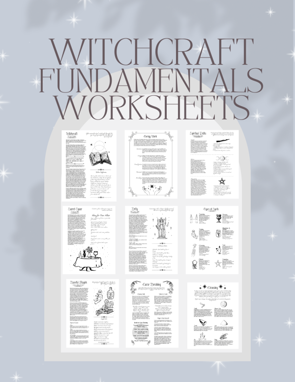 Witchcraft Fundamentals Worksheets