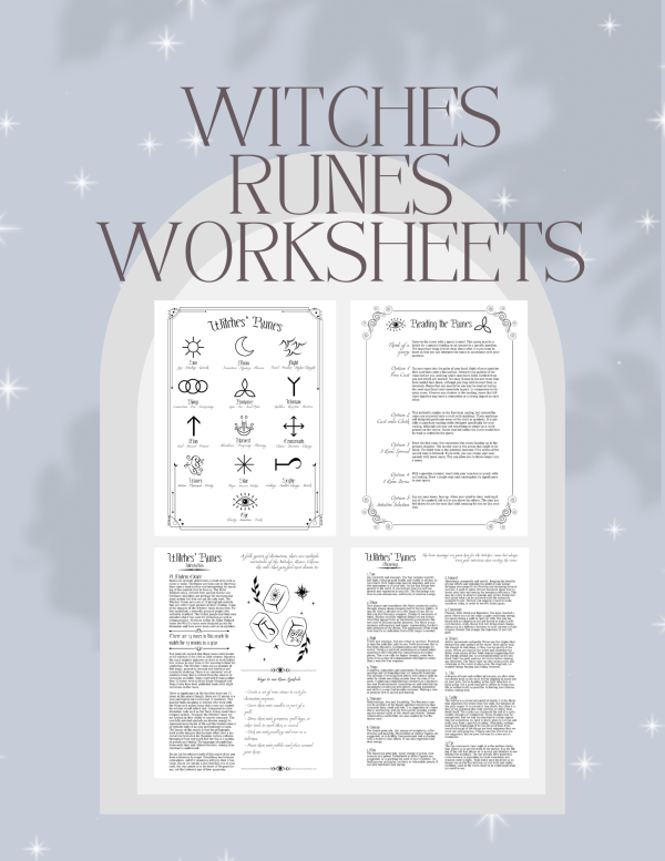 Witches Runes Worksheets